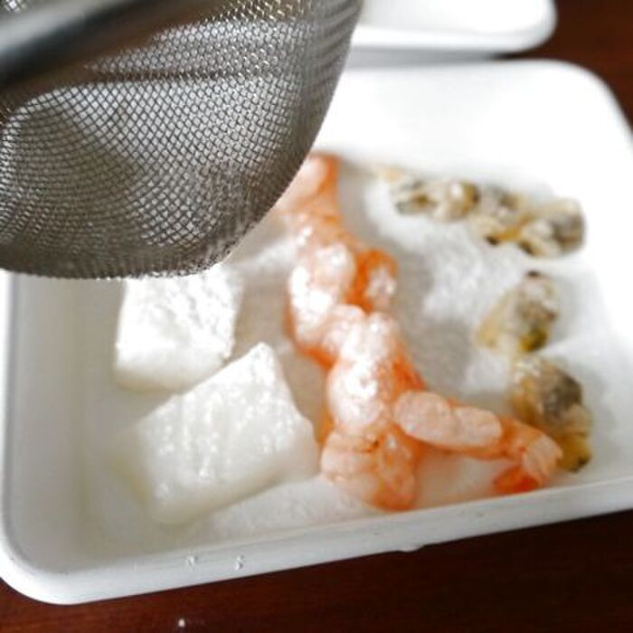 魚介の下ごしらえ