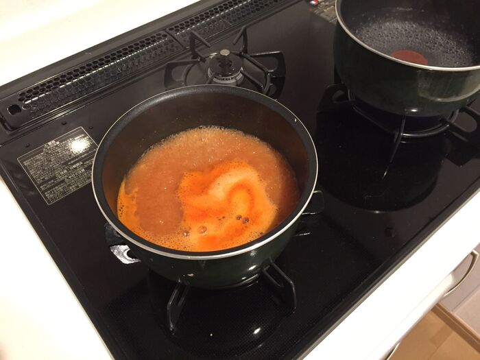 トマトジュースと付属のスープでびっくりおいしい！