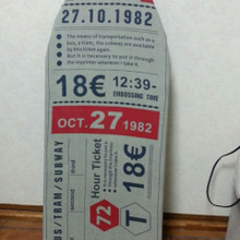 100円の手ぬぐい1枚で古いアイロン台を男前にリメイク