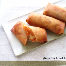 米粉の春巻きの皮で☆サクサク春巻き