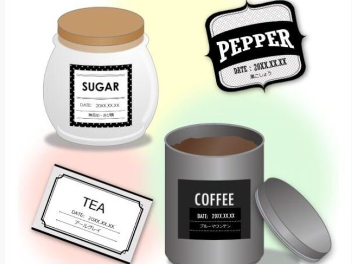 調味料ラベル