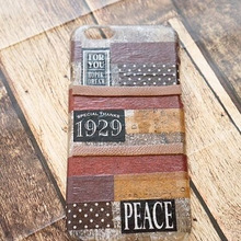 100均スマホケースをペパナプとマステで秋冬カラーデコパージュ