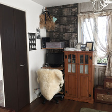 パソコンコーナーの気になる部分をカモフラージュ♪インテリアになじむプリンターカバー