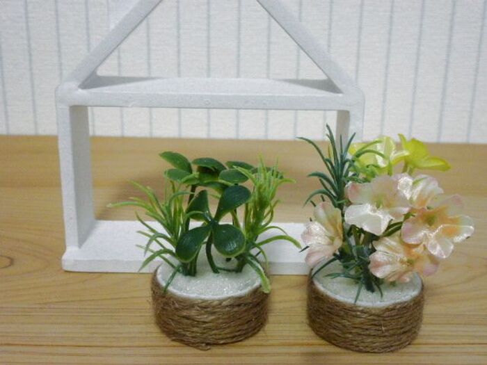 簡単!エコキャップで小さな寄せ植え