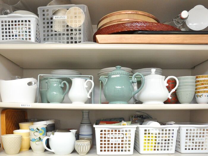 時短収納アイデア④お客様用の食器は普段と分ける