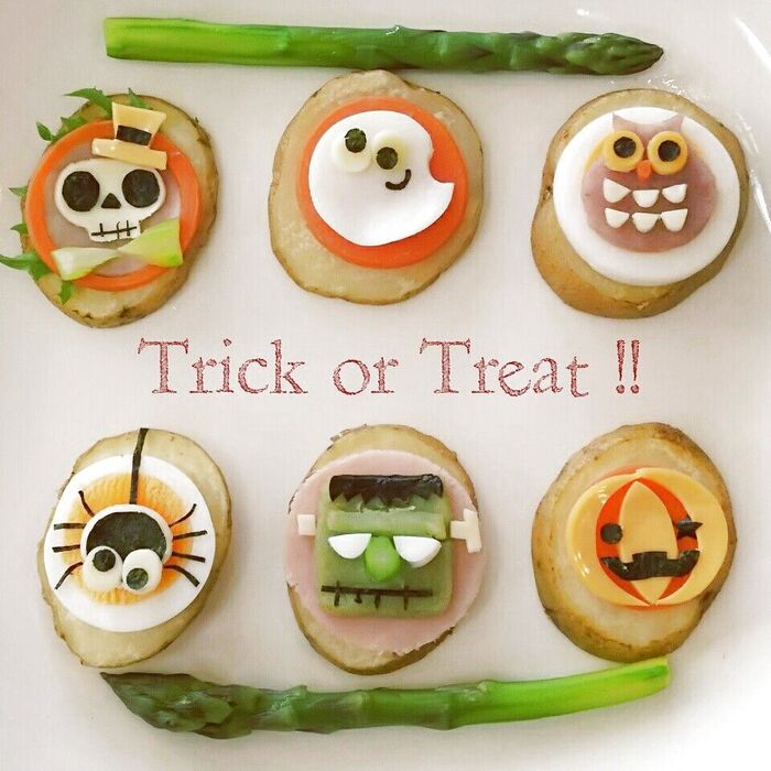 パーティ前菜に♪ハロウィンポテトカナッペ