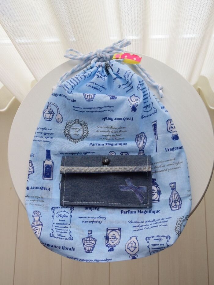 デニム地にデコパージュして体操服を作ろう