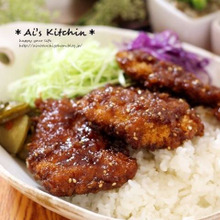 男子が喜ぶガッぶり系どんぶり飯!!ヘルシーむね肉で安上がりなチキン味噌カツ丼♡