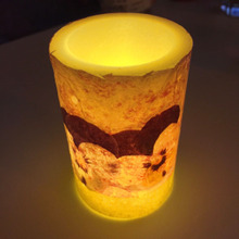 ALLダイソーでデコパージュ超初心者が作ってみた!LEDキャンドルver.