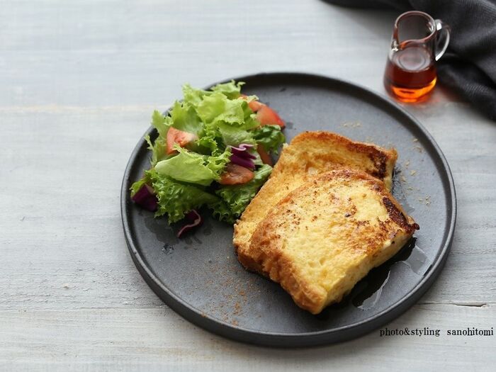 硬くなった食パンで！しっとりフレンチトースト