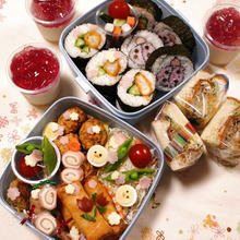 春のお花見に~彩り&食べやすさ重視のお手軽弁当(^^)/