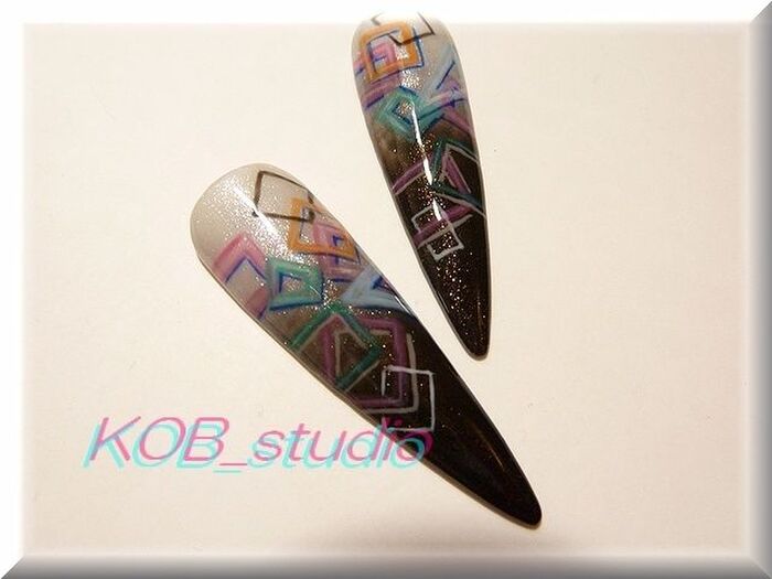 ネイルチップアクセサリー作り☆ピアス