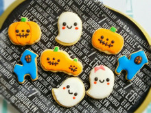 100均型で♡子供も喜ぶハロウィンアイシングクッキー♪♪