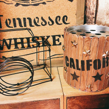 キャンディ棒でリメイク!灰皿を男前に