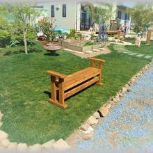 廃材で造るガーデンベンチ