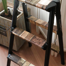 使い古した脚立に貼るだけDIY!男前リメイク