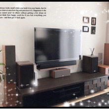 テレビを壁掛け&スピーカー台をDIYしてスタイリッシュに