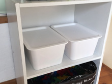 ダイソー スクエア収納ボックスに、真っ白が登場!