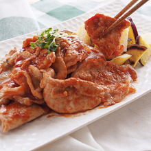 めんつゆを使って、作り置きOKな和風ポークケチャップ♪