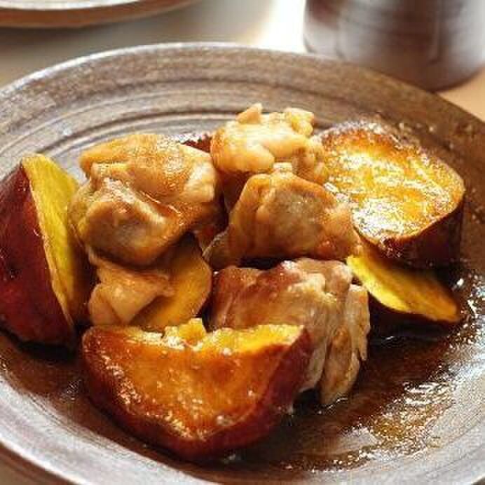 鶏肉とさつまいものこっくり煮☆