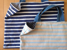 お気に入りTシャツをレッスンバッグにリメイク♪