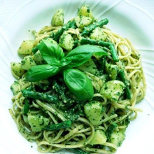 本場のお味!フレッシュバジルでペスト・ジェノヴェーゼ