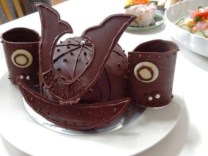 飾りチョコを作る