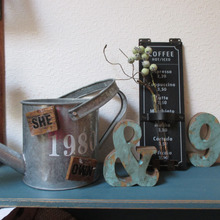 100均で簡単!男前なグリーンのディスプレイ☆