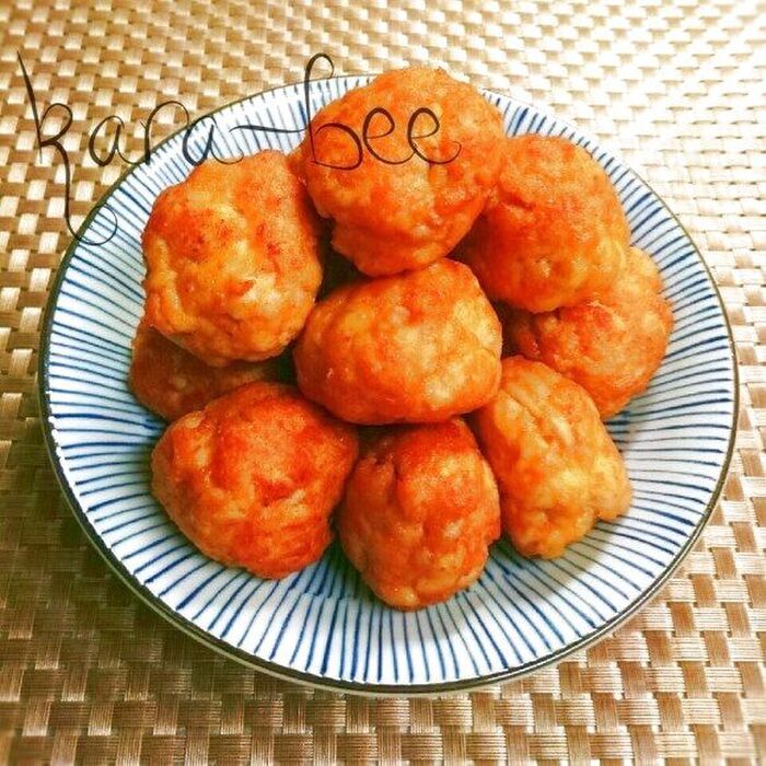 むね肉で節約100円♡手作り最高!からあげくんレッド風