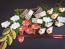 100均セリアを使って簡単可愛い♡箸置き5種!おめでたい編の作り方!