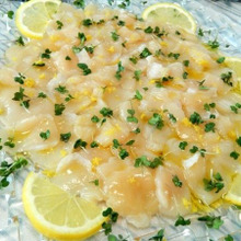 5分でできちゃう!レモンをきかせたホタテのカルパッチョ
