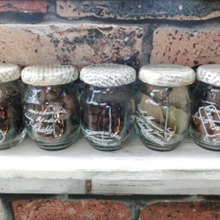 空き瓶リメイク*入れっぱなしの資材をオシャレに収納♪