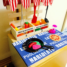 オール100均、計1400円でままごとキッチンを手作り!不要になれば別用途にも!