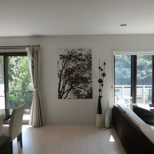 ファブリックパネル、めんどくさがりでも発泡スチロールで簡単手作り♪