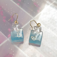 夜に光る!ほぼ100均材料のUVレジンピアス