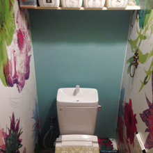 100均グッズでデコパージュ&簡単DIY❣️トイレの配管を隠してストレスフリーに☆