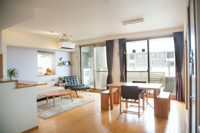 2、ダイニングテーブルを主役に!