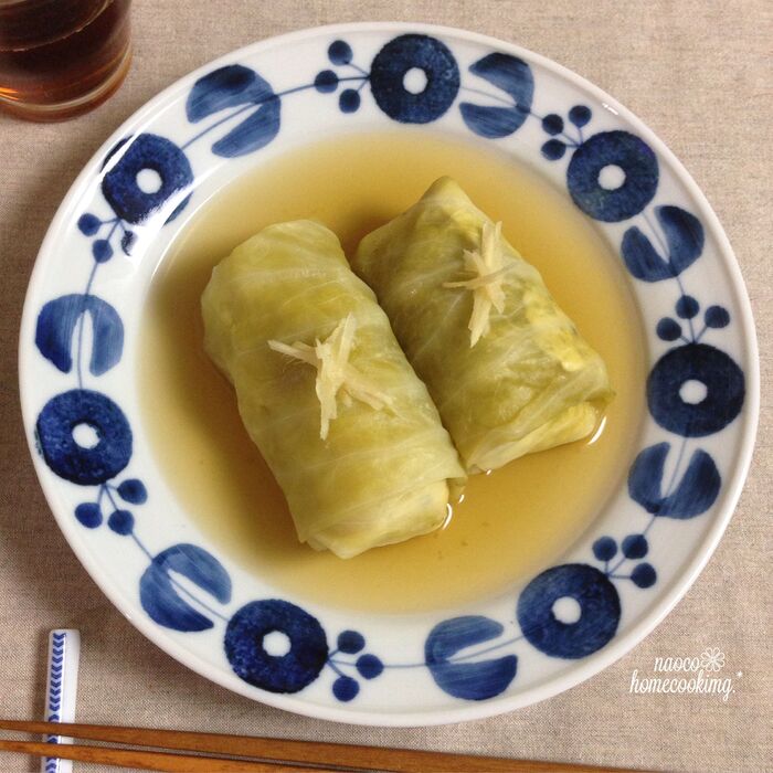 体にもお財布にも優しい*鶏ひき肉のロールキャベツ