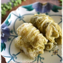 【レシピ】食べごたえ抜群!餃子の肉巻き白菜ロール煮(圧力鍋使用)