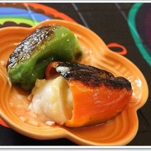 ピーマンのお餅♪詰め☆