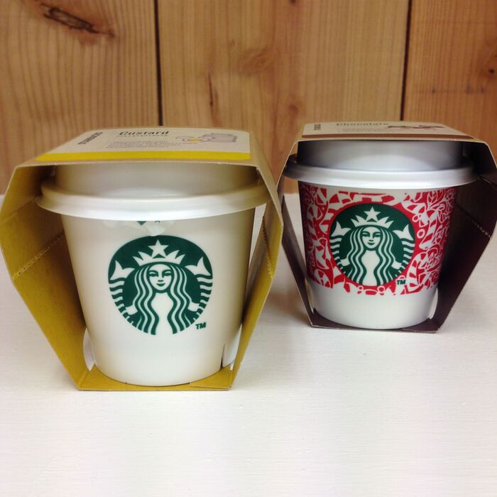 【食べてみた】話題の「スタバプリン」2種類!