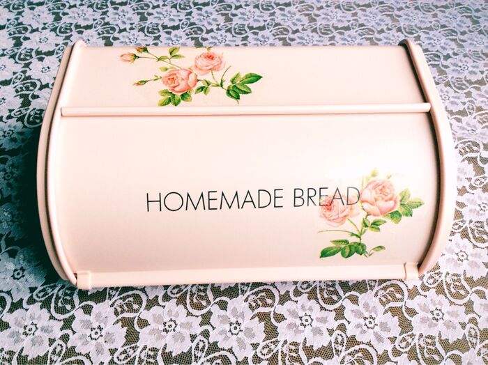 ピンクの ブレッドケース♡ピンクの ローズで エレガント♡