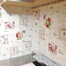 デコパージュとダイソーのリメイクシートでキッチンのコンロ周りをDIY❣️