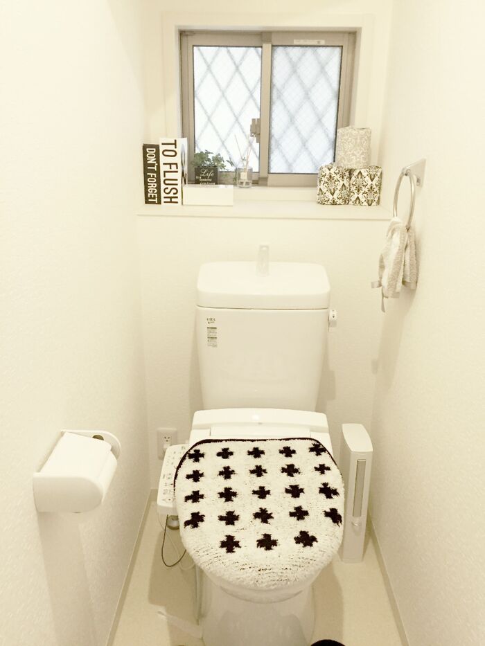 巻くだけ簡単☆出したままでOK!トイレットペーパー収納