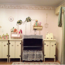 手作り家具の 優しい温もり♡リビングの TVコーナー♡