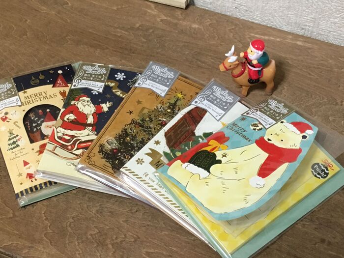 コスパ最強!見た目だけじゃない、メロディーを奏でる可愛いクリスマスカード