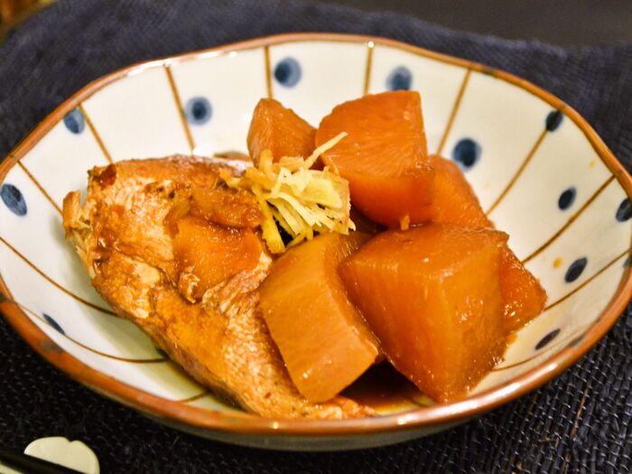 圧力鍋で【ぶり大根】