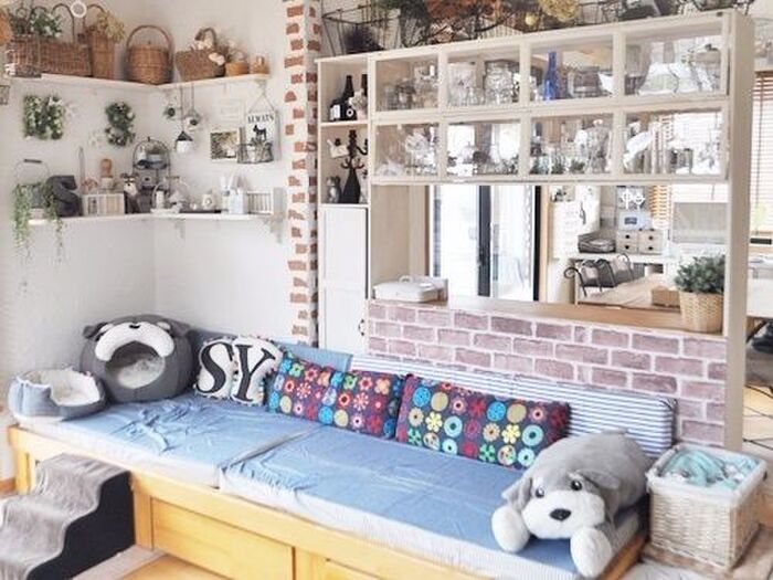 すのこベッドなどの再利用を繰り返してソファ作り