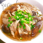 痩せレシピ♡ とろみで満足！ ささみときのこの中華スープ