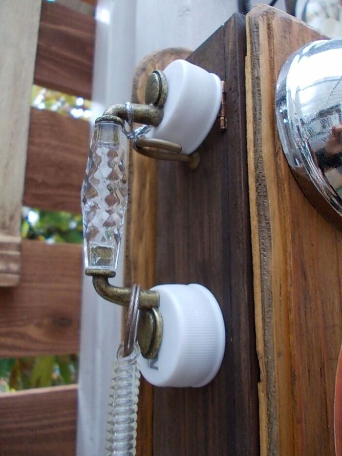 受話器をつけます